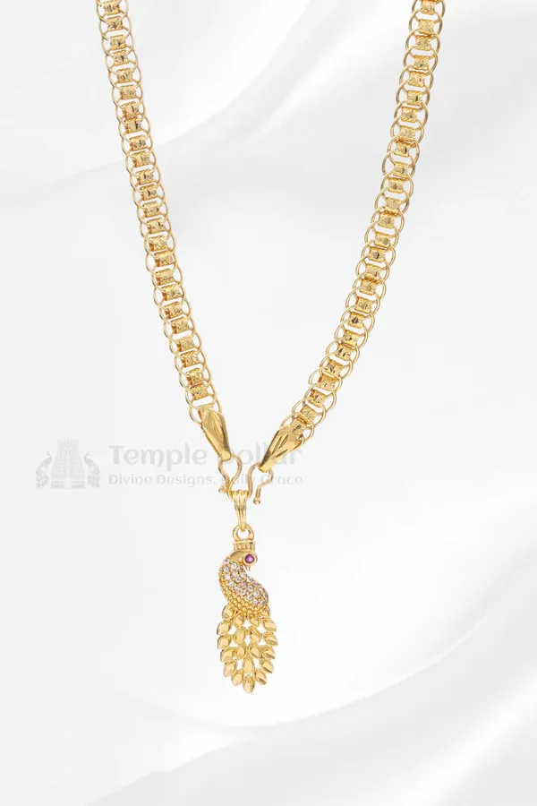 Single_Peacock_Pendant_With_Fancy_Indo_Italian_Box_Chain