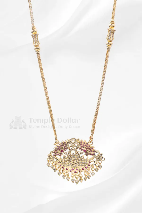Lotus_Flower_Pendant_With_Mugappu_Chain