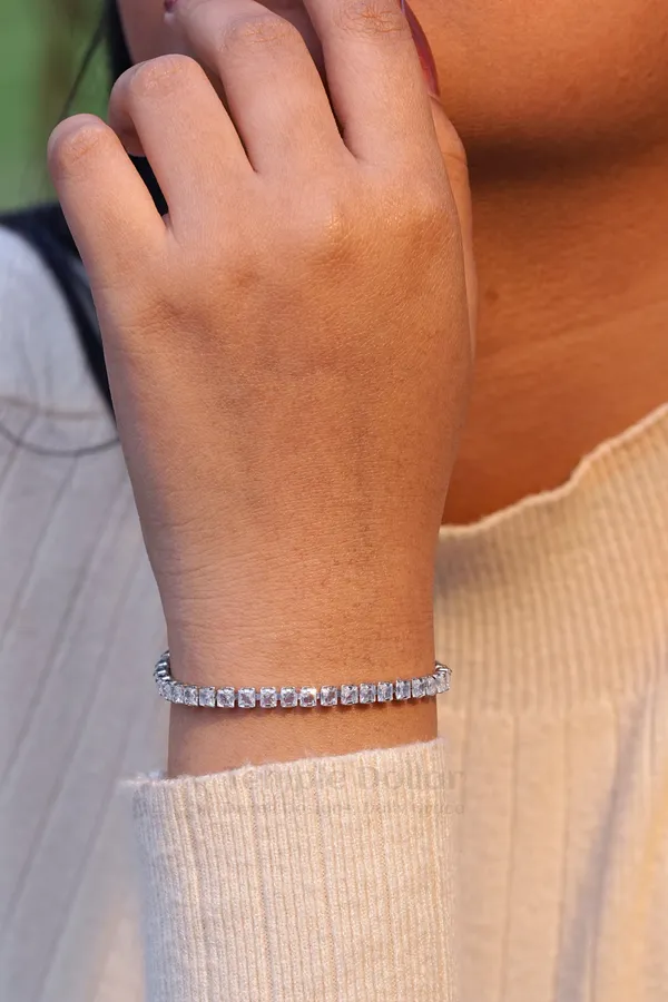 Silver_Plated_Princess_Cut_American_Diamond_Tennis_Bracelet