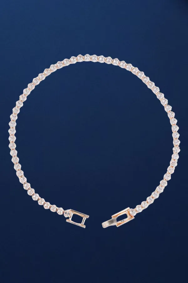 Rose_Gold_Plated_Oval_Cut_American_Diamond_Tennis_Bracelet