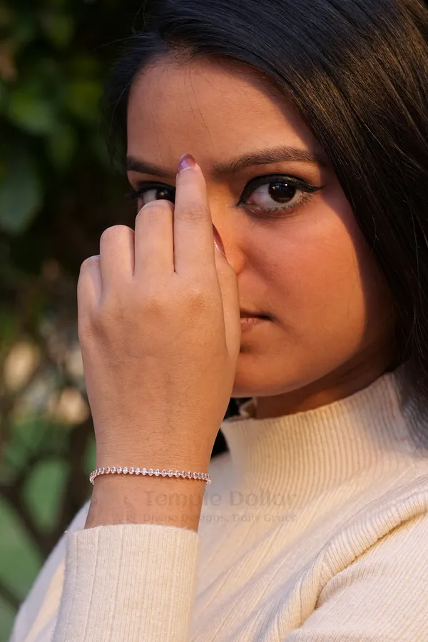 Rose_Gold_Plated_Oval_Cut_American_Diamond_Tennis_Bracelet