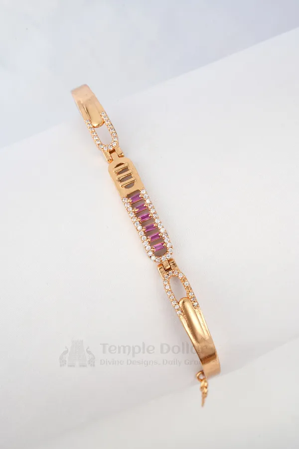 Rose_Gold_Id_Style_Bracelet_With_Ruby_Baguettes