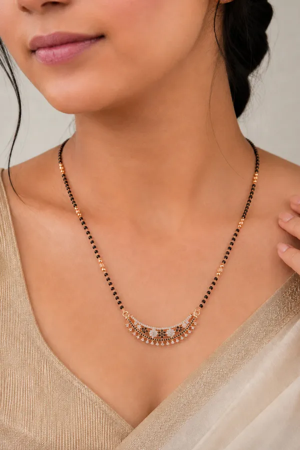 Rose_Gold_Dazzle_American_Diamond_Mangalsutra_Necklace_For_Women