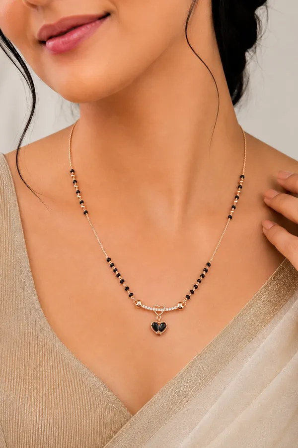 Rose_Gold_Heart_Ad_Mangalsutra_Necklace_For_Women