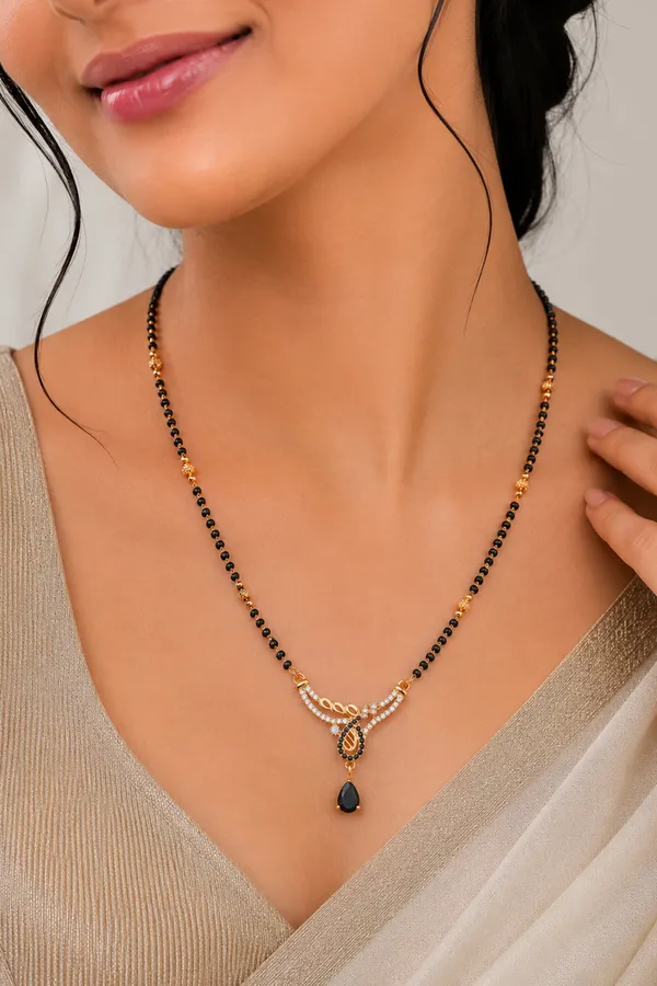 Rose_Gold_Sapphire_American_Diamond_Mangalsutra_Necklace_For_Women