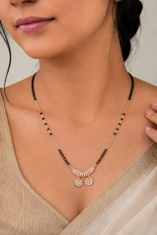 Rose_Gold_Gleam_American_Diamond_Mangalsutra_Necklace_For_Women