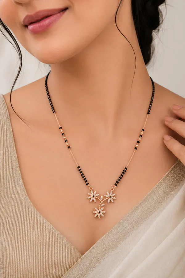 Rose_Gold_Trio_Diamond_Mangalsutra_Necklace_For_Women