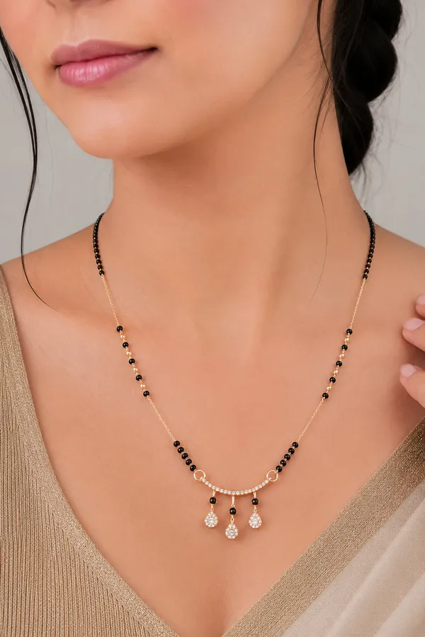Rose_Gold_Trinity_Diamond_Mangalsutra_Necklace_For_Women