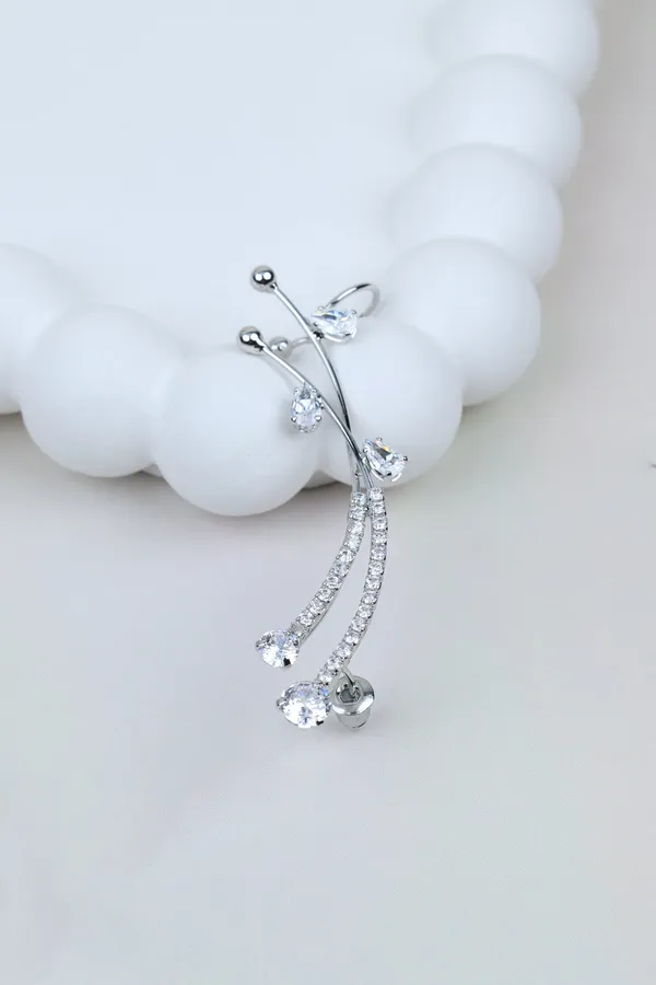 Sparkling_Silver_Tone_Multi_Strand_Ear_Cuff