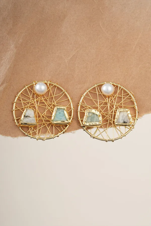 Amazonite_Stone_Earrings