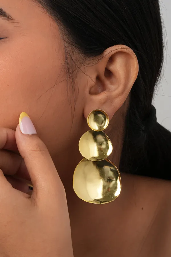 Hammered_Tiered_Earring