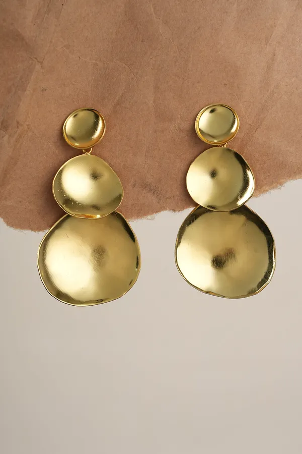 Hammered_Tiered_Earring