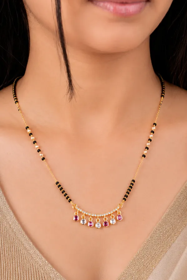 Rose_Gold_Ruby_Charm_Drop_American_Diamond_Mangalsutra_Necklace