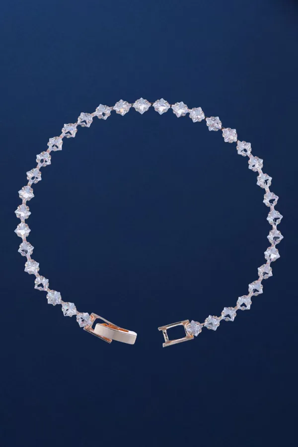 Rose_Gold_Plated_Princess_Cut_(Kite)_Tennis_Bracelet