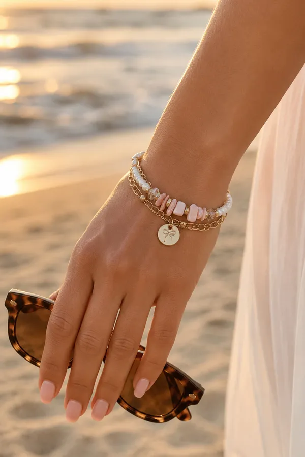 Pink_Stone_and_Pearl_Layered_Bracelet