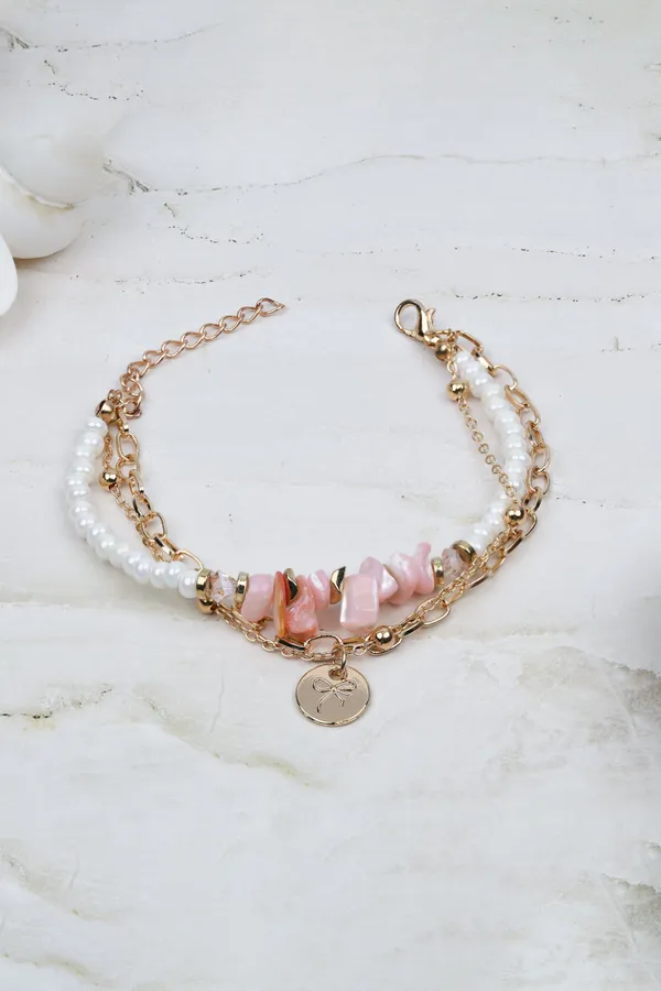 Pink_Stone_and_Pearl_Layered_Bracelet
