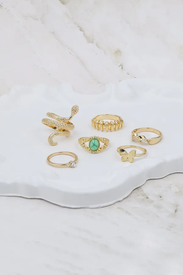 Bohemian_Serpentine_6-piece_Gold_Ring_Set
