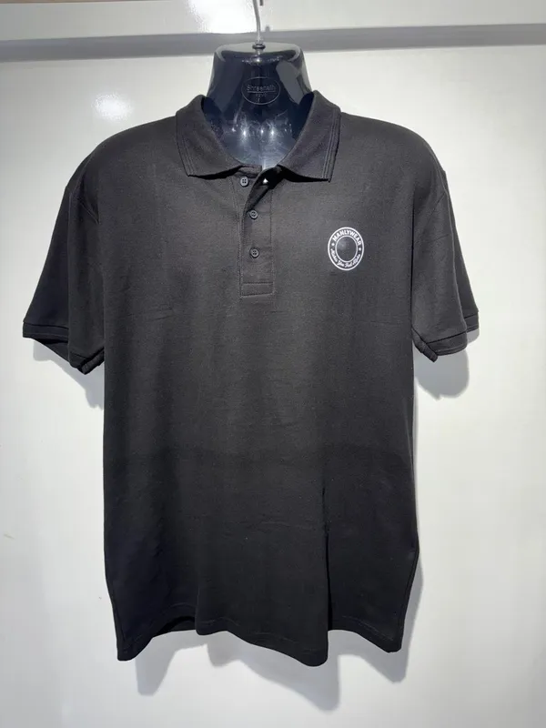 Black_Cotton_Polo_T_Shirt_For_Men