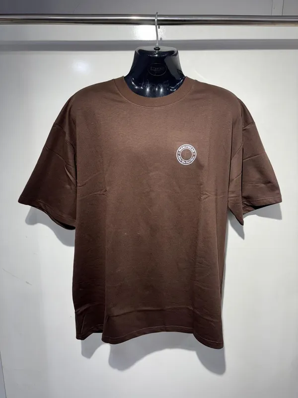 Oversized_Coffee_Brown_Cotton_T_Shirt_For_Men