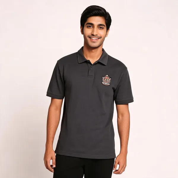 Black_Cotton_Polo_T_Shirt_For_Men