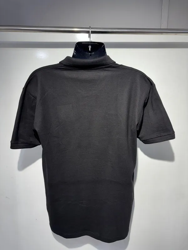 Black_Cotton_Polo_T_Shirt_For_Men