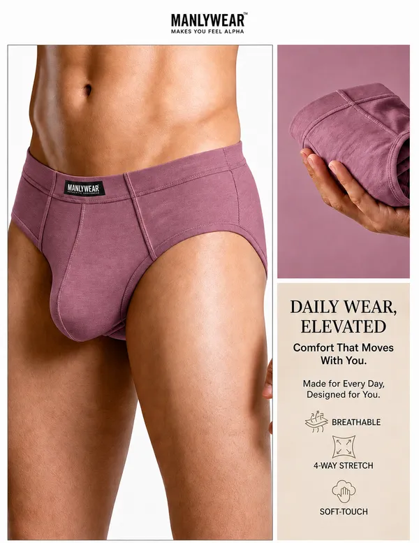 Mauve_Cotton_Spandex_Regular_Fit_Brief_For_Men
