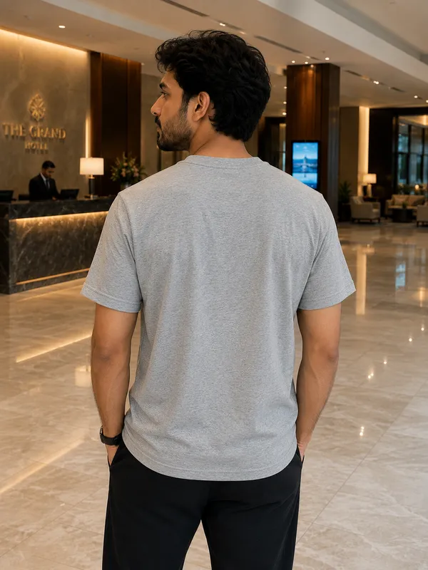Grey_Melange_Cotton_Round_Neck_T_Shirt_For_Men