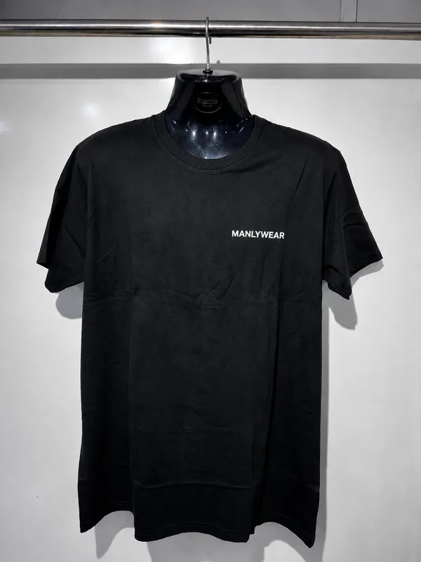 Black_Cotton_Round_Neck_T_Shirt_For_Men