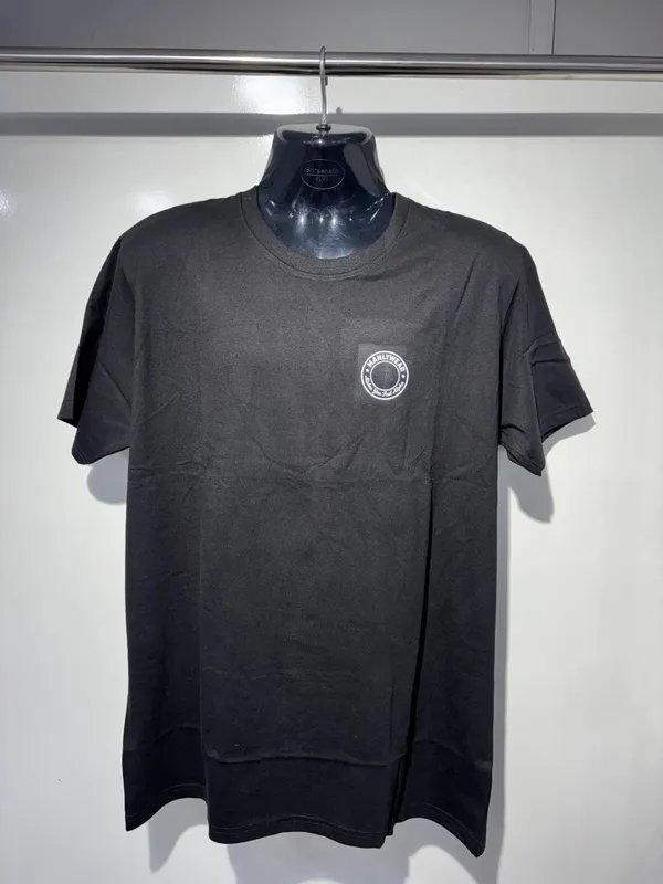 Black_Cotton_Round_Neck_T_Shirt_For_Men