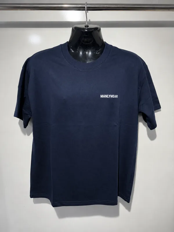 Oversized_Navy_Blue_Cotton_T_Shirt_For_Men