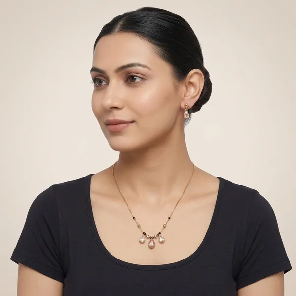 Premium_Droplet_Pendant_Necklace_And_Earrings_Set_For_Women
