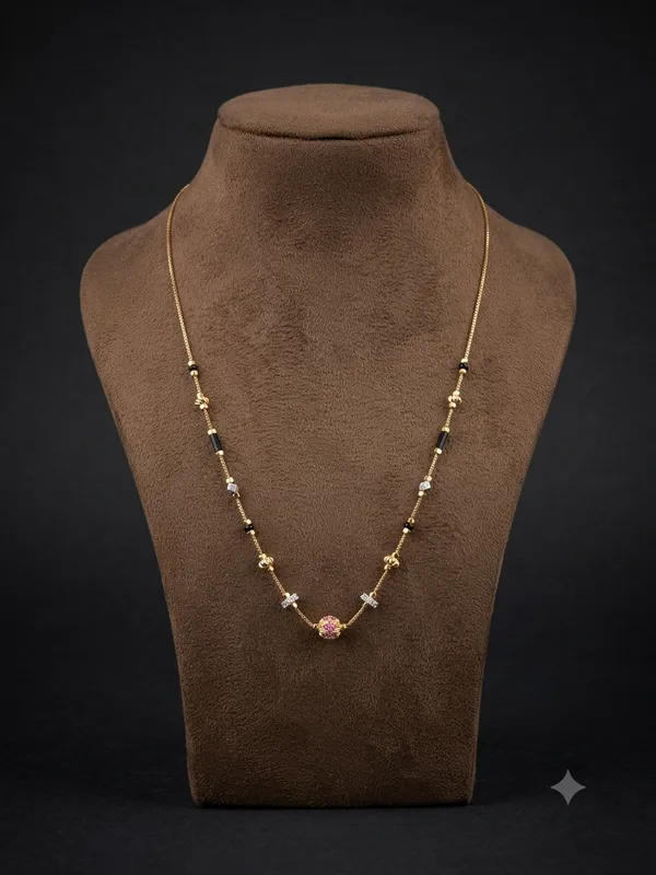 Multicolor_Bead_Round_Pendant_Mangalsutra_Necklace_For_Women