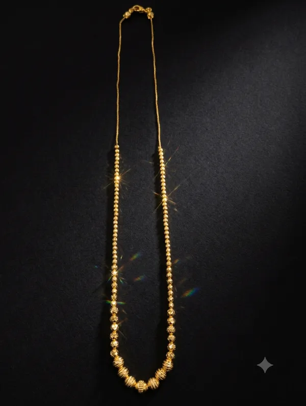 Multicolor_Clustered_Ball_Beaded_Long_Necklace_For_Women