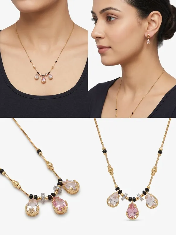 Premium_Droplet_Pendant_Necklace_And_Earrings_Set_For_Women