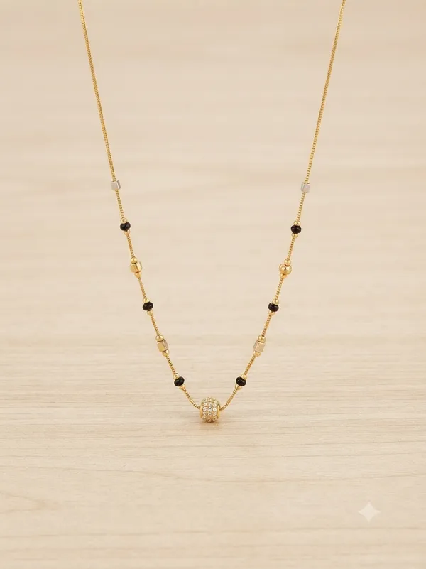 Multicolor_Bead_Spherical_Pendant_Necklace_For_Women