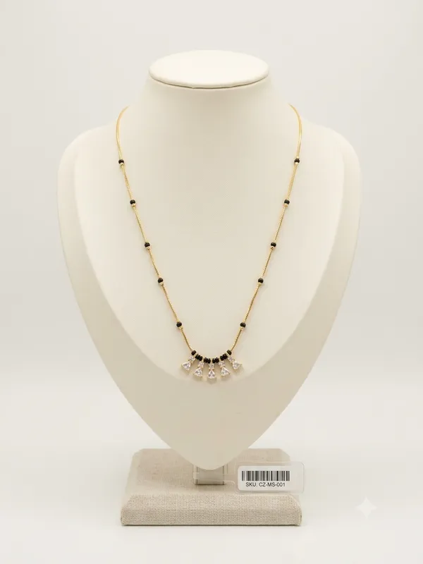 Multicolor_Bead_Pendant_Delicate_Necklace_For_Women