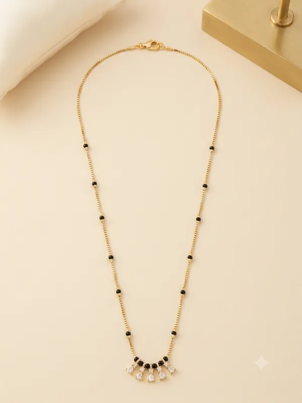 Multicolor_Bead_Pendant_Delicate_Necklace_For_Women