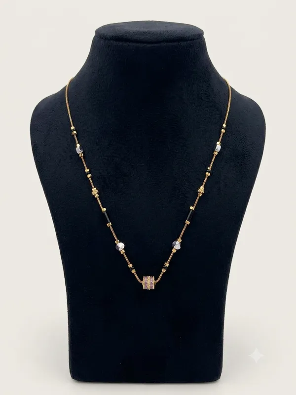 Multicolor_Bead__Accent_Mangalsutra_Necklace_For_Women