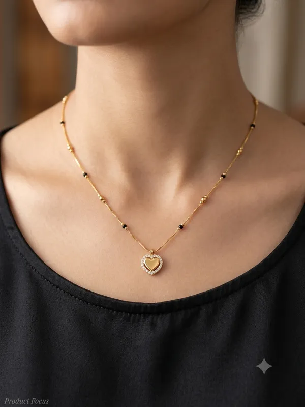 Multicolor_Beaded_Heart_Pendant_Mangalsutra_Necklace_For_Women