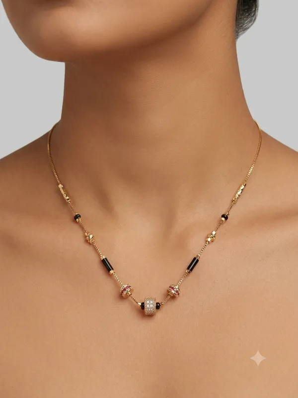 Multicolor_Bead_Cylindrical_Accent_Mangalsutra_Necklace_For_Women
