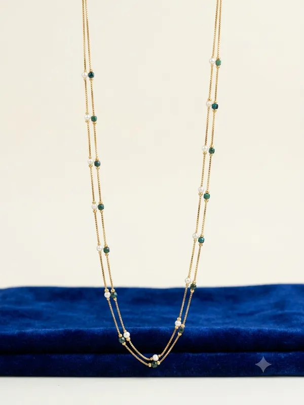 Multicolor_Bead_Layered_Pearl_Necklace_For_Women