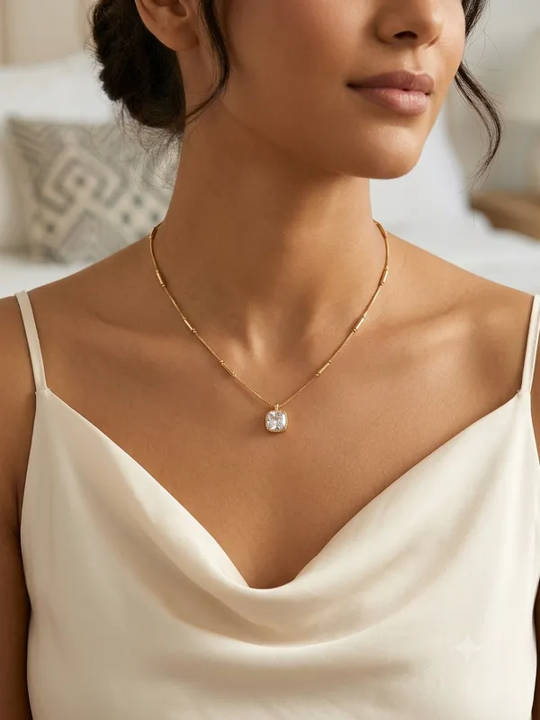 Premium_Zirconia_Pendant_Chain_Necklace_For_Women