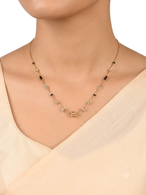 Multicolor_Bead_Round_Pendant_Mangalsutra_Necklace_For_Women