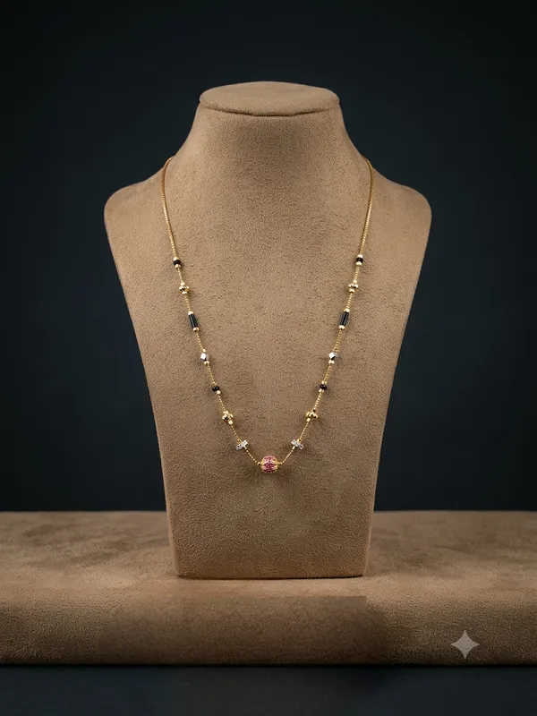 Multicolor_Bead_Round_Pendant_Mangalsutra_Necklace_For_Women