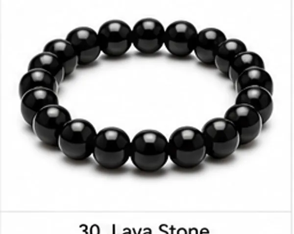 Black_Lava_Stone_Beaded_Bracelet_For_Unisex