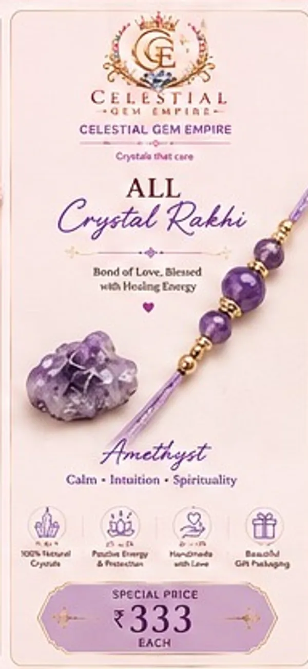 Purple_Crystal_Rakhi_For_Unisex