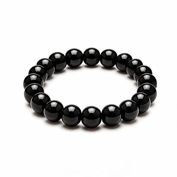 Black_Lava_Stone_Beaded_Bracelet_For_Unisex