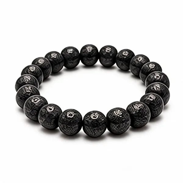 Black_Lava_Stone_Beaded_Bracelet_For_Unisex