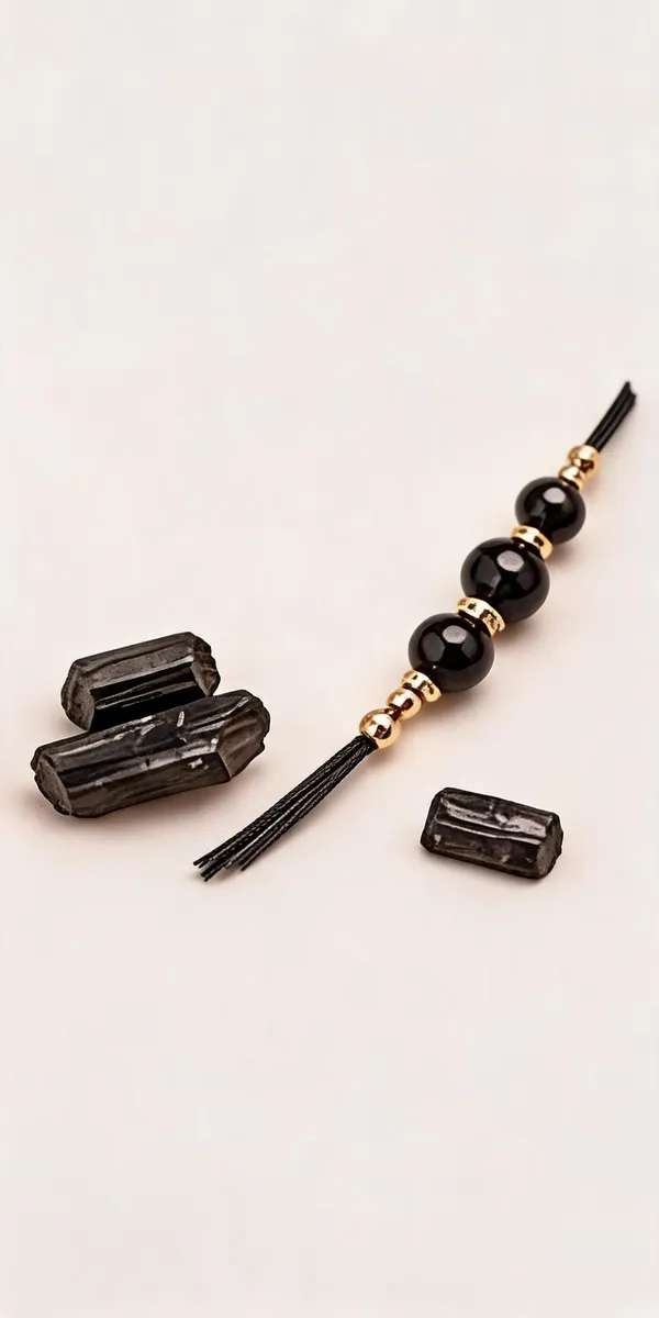 Black_Tourmaline_Crystal_Beaded_Rakhi_For_Unisex