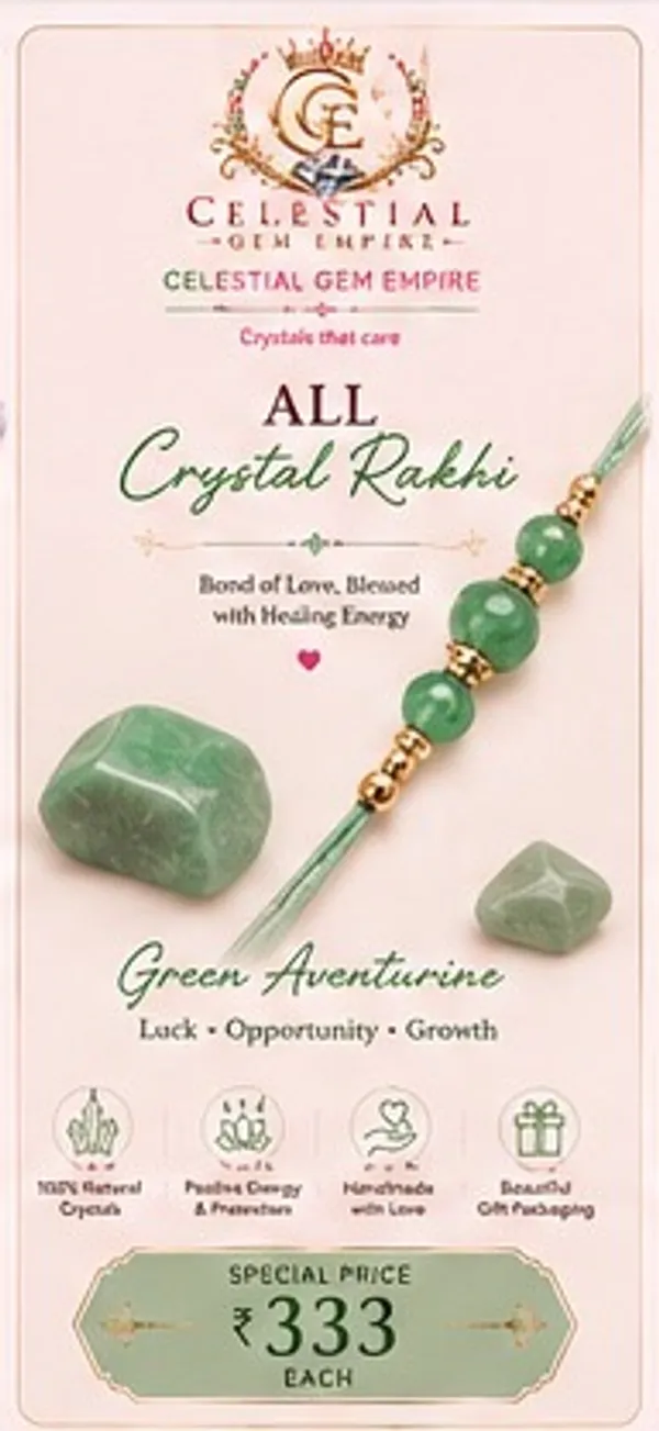 Green_Aventurine_Crystal_Beaded_Rakhi_For_Unisex